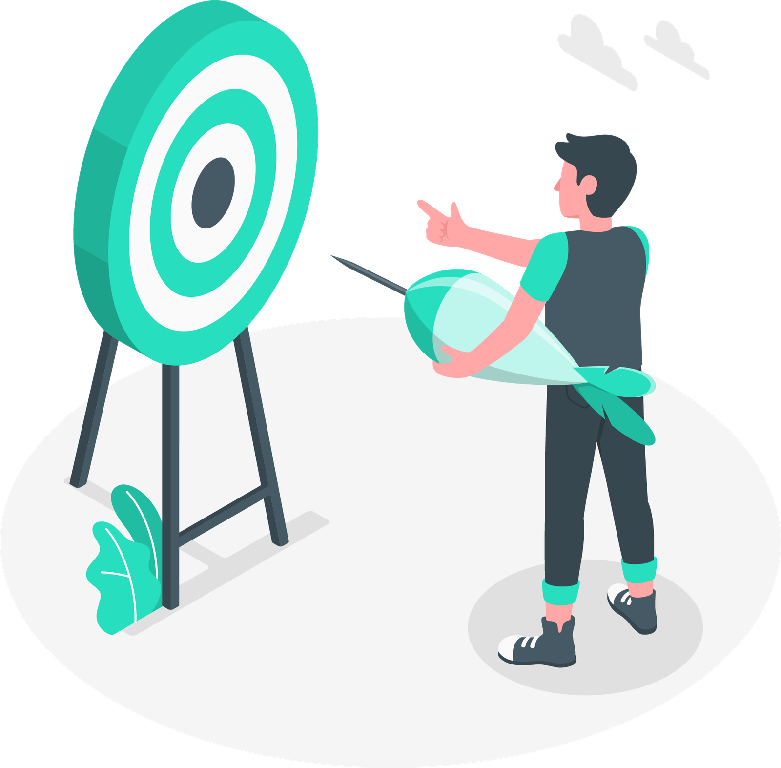 cloud hosting illustration